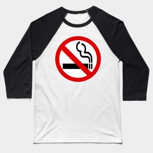 No Smoking Baseball T-Shirt